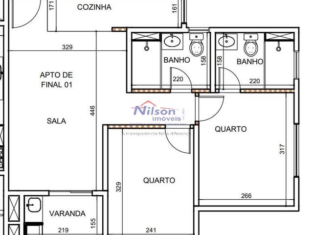 #570 - Apartamento para Venda em Guarulhos - SP - 2